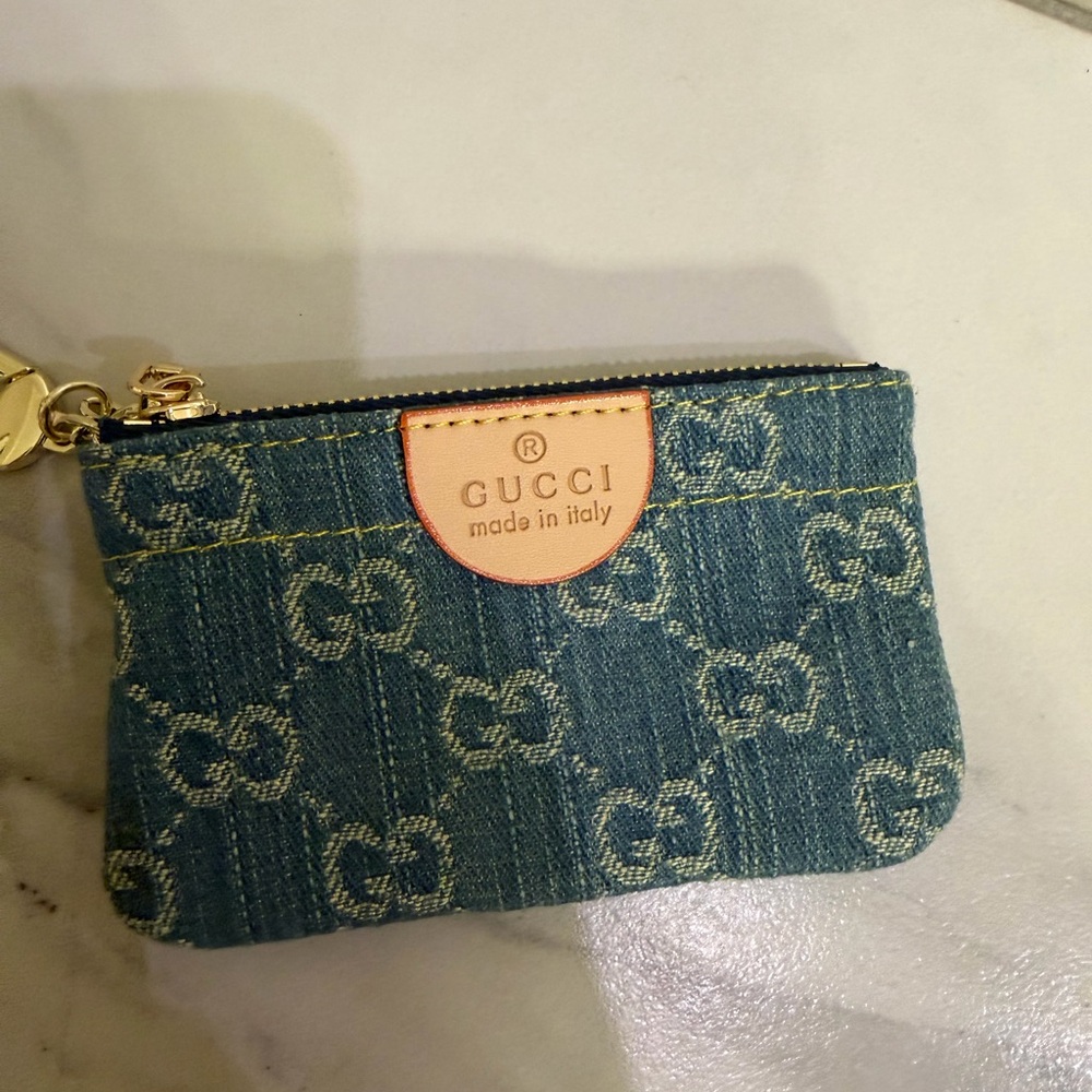 Blue Denim Wallet
